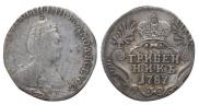 Grivennik 1787 year