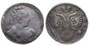 1 rouble 1733 year