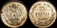 25 pennia 1909 year