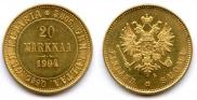 20 марок 1904 года