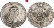 1 рубль 1737 года