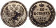 20 копеек 1908 года