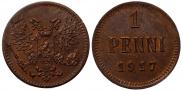 1 penni 1917 year