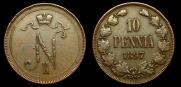 10 pennia 1897 year
