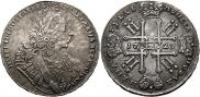 1 рубль 1729 года