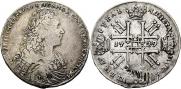 1 рубль 1729 года