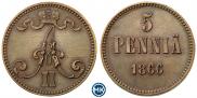 5 пенни 1866 года