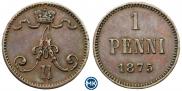 1 penni 1875 year
