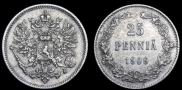 25 пенни 1909 года