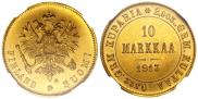 10 markkaa 1913 year