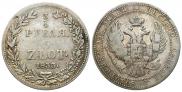 3/4 roubles - 5 złotych 1833 year