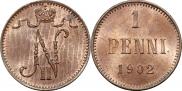 1 penni 1902 year