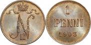 1 пенни 1903 года