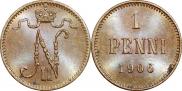 1 пенни 1906 года