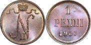 1 penni 1907 year