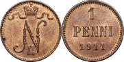 1 penni 1911 year
