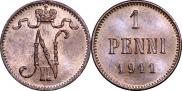 1 penni 1911 year