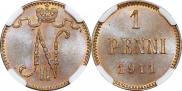 1 penni 1911 year
