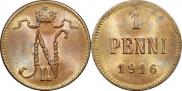 1 пенни 1916 года
