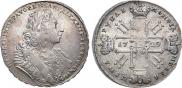 1 рубль 1729 года