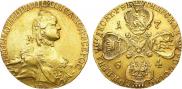 10 рублей 1764 года