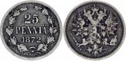 25 pennia 1872 year