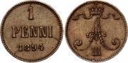 1 пенни 1894 года