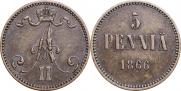 5 пенни 1866 года