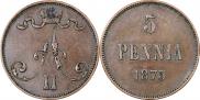 5 пенни 1875 года