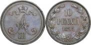 10 пенни 1891 года