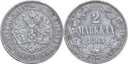 2 markkaa 1865 year