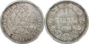 1 markka 1874 year