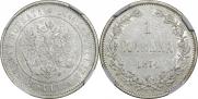 1 markka 1874 year