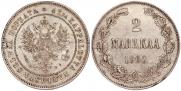 2 markkaa 1908 year