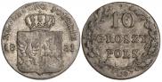 10 groszy 1831 year