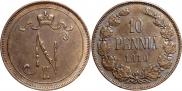 10 pennia 1910 year
