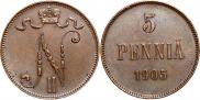 5 пенни 1905 года