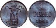 1 пенни 1909 года