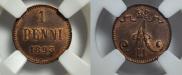 1 penni 1893 year