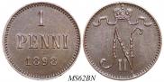 1 penni 1898 year