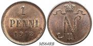 1 penni 1912 year