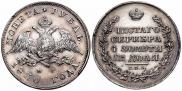 1 rouble 1830 year