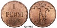 1 penni 1915 year