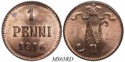 1 penni 1916 year