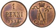 1 penni 1911 year