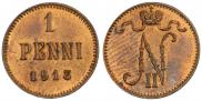 1 penni 1913 year