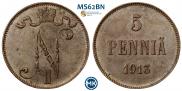5 pennia 1913 year