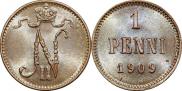 1 пенни 1909 года