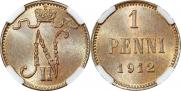 1 пенни 1912 года