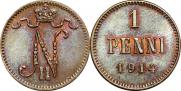 1 penni 1914 year